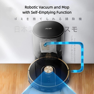 日本3合1湿式吸尘器机器人扫地拖地自动安装塑料陀螺仪户外使用电池 - Product Image 2
