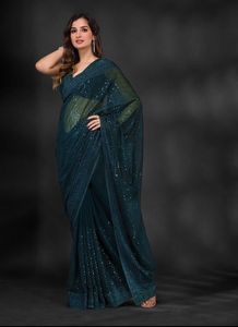 Direct Factory Supply Celebrity Style Designer Sequence Saree <strong>Bollywood</strong> Saree Available at Affordable Price