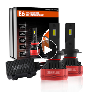 E6ชุดไฟหน้า LED 110W 24000LM รถ LED G-XP แหล่งกำเนิดแสงที่กำหนดเองหลอดไฟ6500K H7 LED - Product Image 4