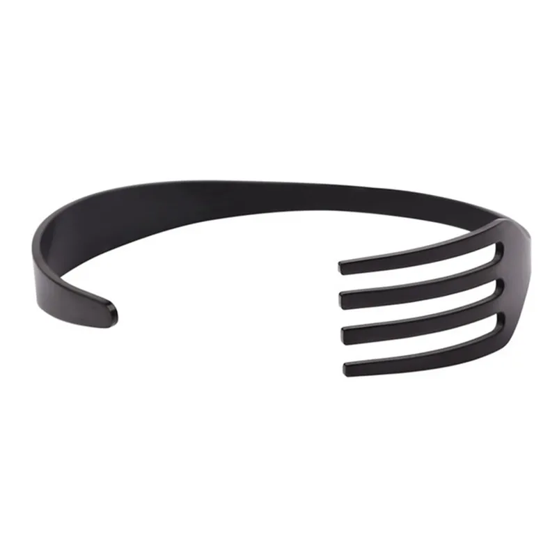 Bracelets en acier inoxydable pour hommes et femmes, idée cadeau avec fourchette, cuillère fourchette
