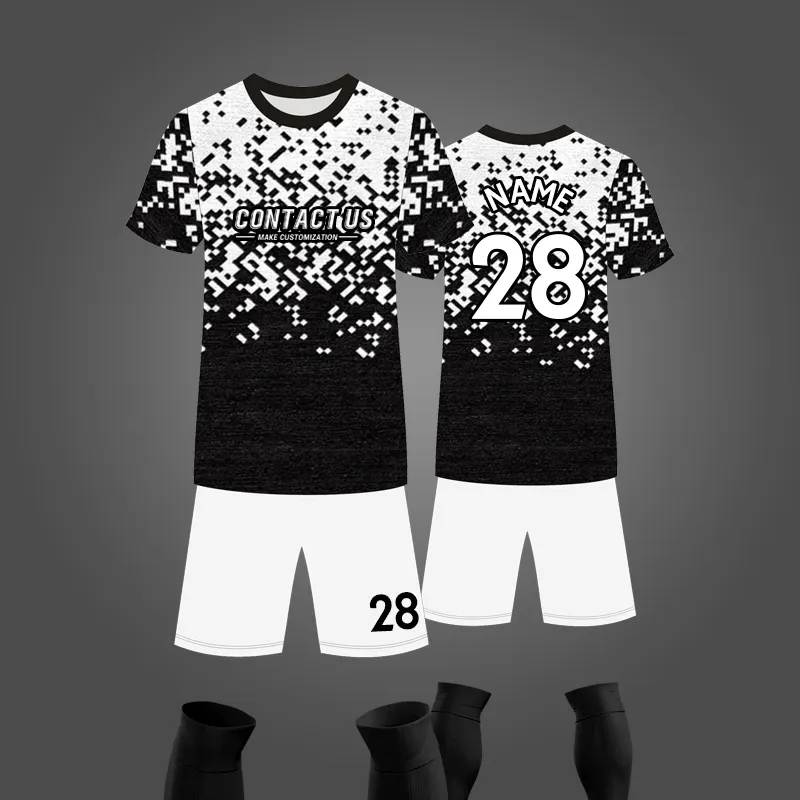 Uniforme de entrenamiento de fútbol para hombre, jersey de fútbol OEM de alta calidad, venta al por mayor, 22-23