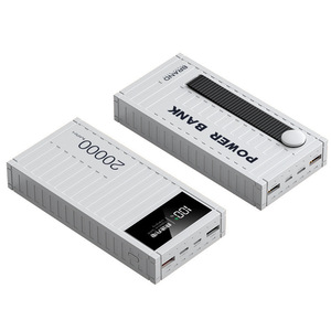 <span class=keywords><strong>2025</strong></span>新设计的高容量10000毫安移动电源4 <span class=keywords><strong>USB</strong></span> 1 C型快速输出端口配有便携式挂绳移动电源