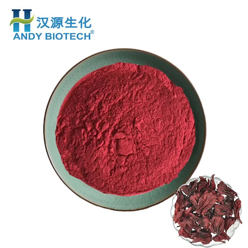 สารสกัด roselle Hibiscus sabdariffa 10% สารสกัดจากดอกชบา anthocyanidins