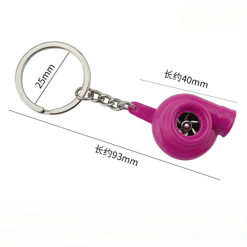 Small Turbo Keychain Rose