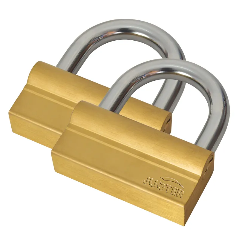 Bloqueo de alta calidad Heave Duty Pure Copper Brass Pad Lock 94mm Camal Lock