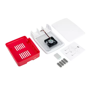 Raspberry Pi 5 Case Official Original White Red ABS Plastic Case con disipador de calor y ventilador de refrigeración para Raspberry Pi 5 Model Kit - Product Image 4