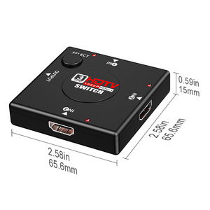 Ultra 3-in-1 HD 1080P HDTVスイッチャー3ポートHDTVビデオスプリッター & コンバータ - Product Image 6