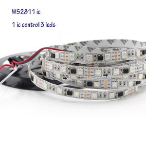 Ücretsiz örnek rüya renk dijital piksel WS2811 adreslenebilir LED şerit 12V 5050 RGB 5M 30 60leds/M - Product Image 3