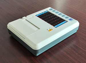 Thú Y sáu kênh điện tim thông thường ECG Thiết bị giám sát cho trường hợp khẩn cấp phẫu thuật - Product Image 6