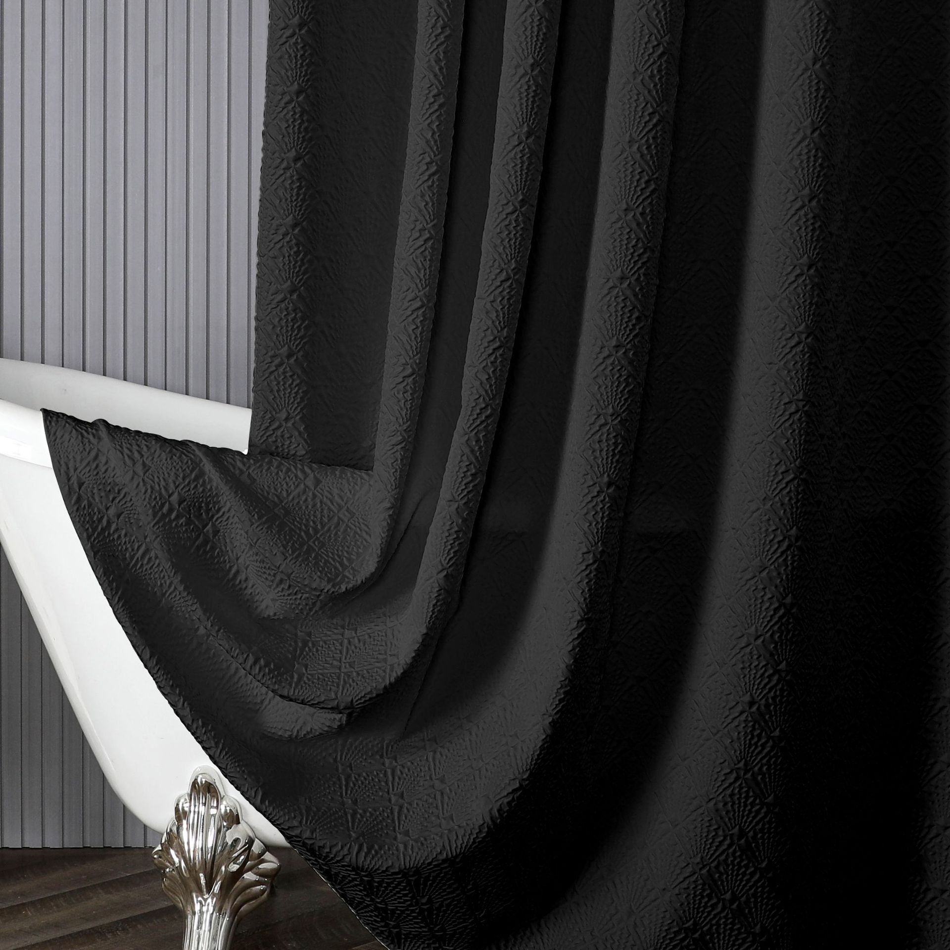Motif diamant noir