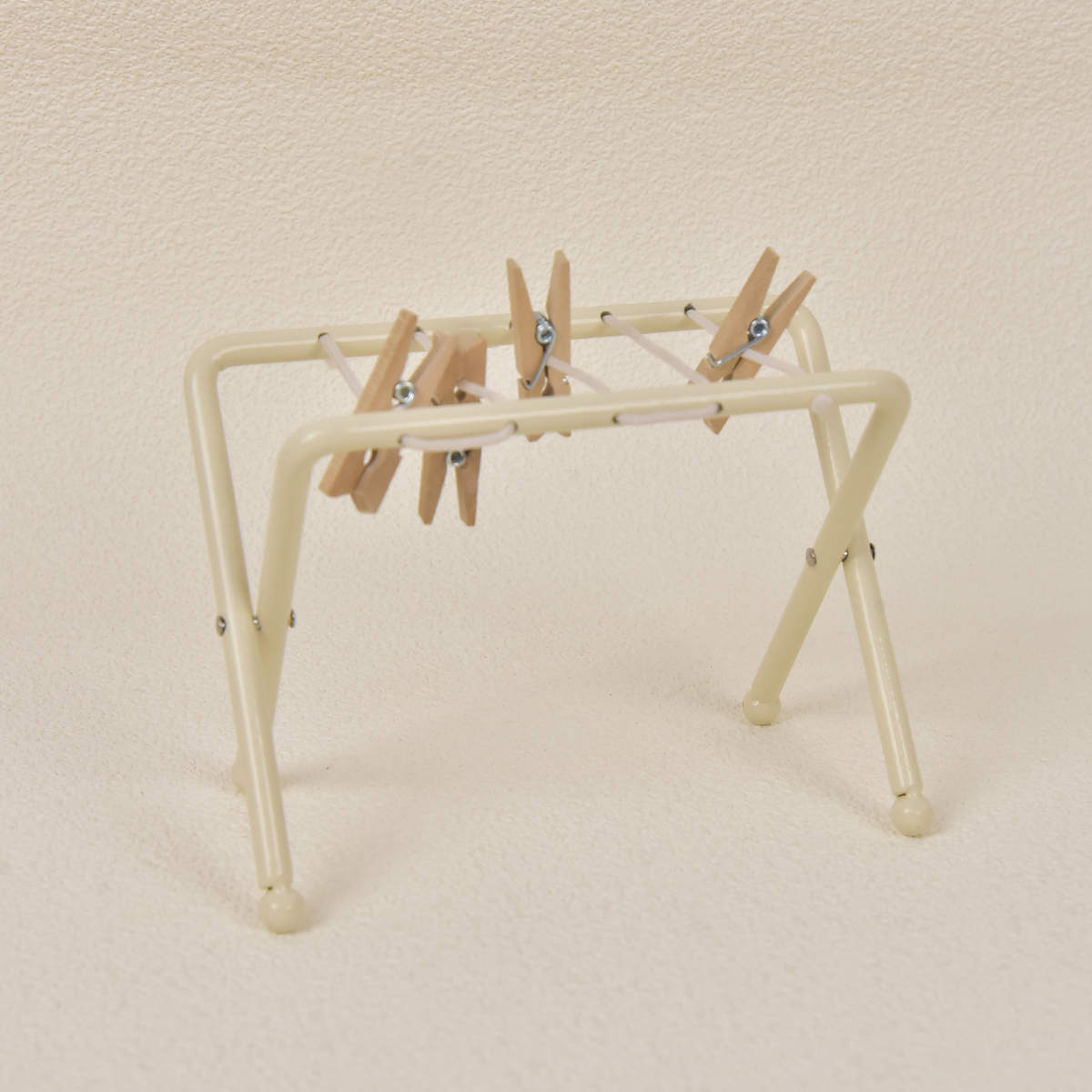 Ivory laundry rack