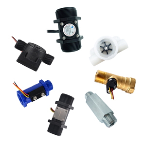 Actory-sensor de flujo de agua líquida 1/4, sensor de flujo de agua con salida de pulso, pequeño y preciso