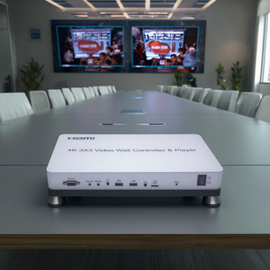 Controlador de pared de VIDEO 4K HDTV de alta calidad Procesador de metal Salida USB Entrada de alimentación de 12V Compatible con 3x3 2x2 1x2 HDConfiguraciones - Product Image 5