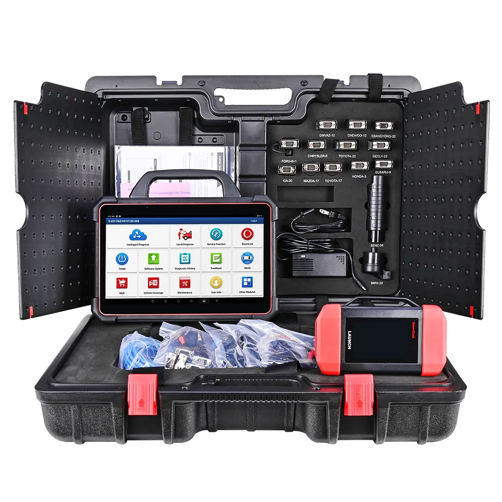 Lancement original x431 pad7 elite pad 7 master mise à jour logicielle téléchargement gratuit 2 ans prix smartbox scanner outil de diagnostic