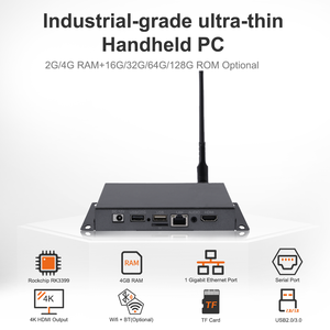 Mini Pc RK3399 Código abierto Geek Host Smart Android Linux Os Estación sin ventilador industrial Dispositivos de diseño de sistema integrado