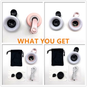 Wholesale <strong>Macro</strong> HD Photography Fill Light for Eyelash Extensions Makeup Mobile Phone 15x <strong>Macro</strong> Lens for Smartphone Light - Product Image 6