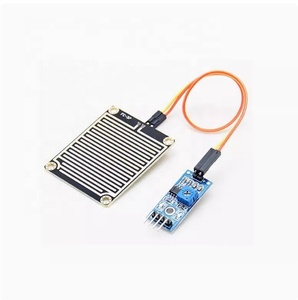 Sensor de agua de gota de lluvia de alta calidad, Detector de agua meteorológica para Kit de robot - Product Image 1