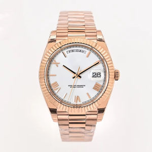 Ultra hochwertige Uhr 40mm Roségold Fabrik EW ETA 3255 Uhrwerk 228235 Luxus Grün 22mm Mondphase - Product Image 6