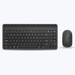 Wireless <strong>Keyboard</strong> <strong>and</strong> <strong>Mouse</strong> Set with Bluetooth multiconnect 2.4GHz Receiver 1600DPI Smartphone/Tablet Holder <strong>keyboard</strong> Combo Kit - Product Image 1