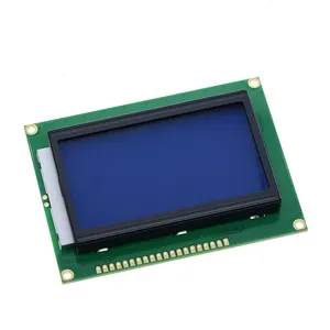 128x64 punti modulo LCD 5V schermo blu 12864 LCD con retroilluminazione porta parallela LCD12864 128x64 lcd - Product Image 2