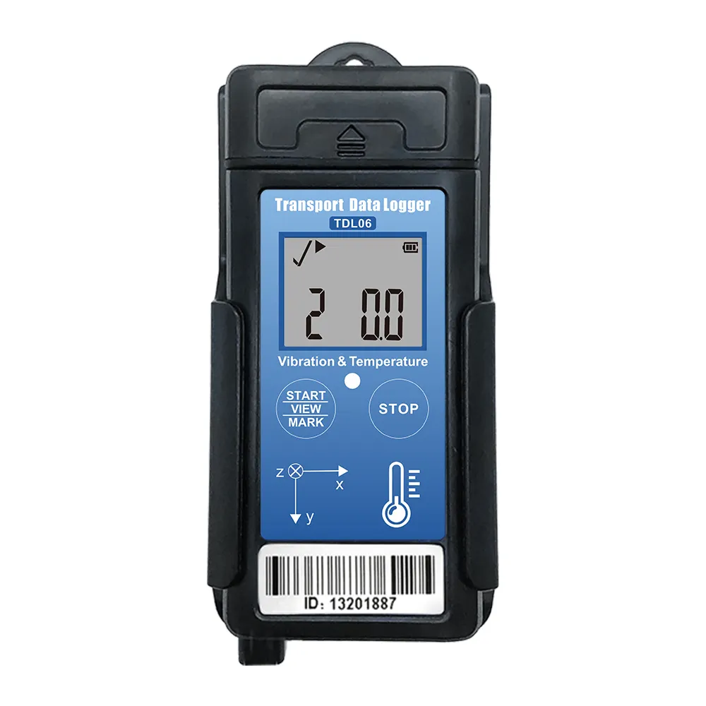Tzone Vibration Recorder Equipment with Shock Data Logger Temperature Instrument Vibration Meter