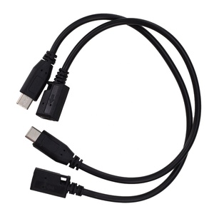 USB3.1タイプCオス-5ピンミニUSBメス充電アダプターケーブルデータ同期コードワイヤー - Product Image 6