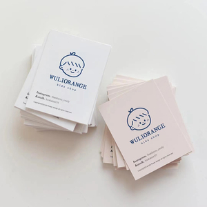 14 Pt Cardstock ไม่เคลือบผิวคราฟท์ที่กำหนดเองขอบคุณบัตรขอบคุณบันทึกแบนขอบคุณการพิมพ์บัตร - Product Image 4