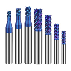 4-Blade 70HRC Tungsten çelik Altin kaplama ODM ve OEM özelleştirilebilir özel CNC kesici ile freze kesicisi CNC paslanmaz çelik - Product Image 5