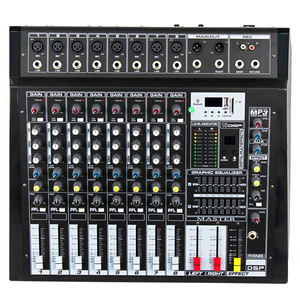 Professional Active Audio Console 6/8/12/16 Channel <strong>Amp</strong> <strong>Mixer</strong> with USB Blue Tooth 16DSP for Stage DJ Big Concerts - Product Image 3