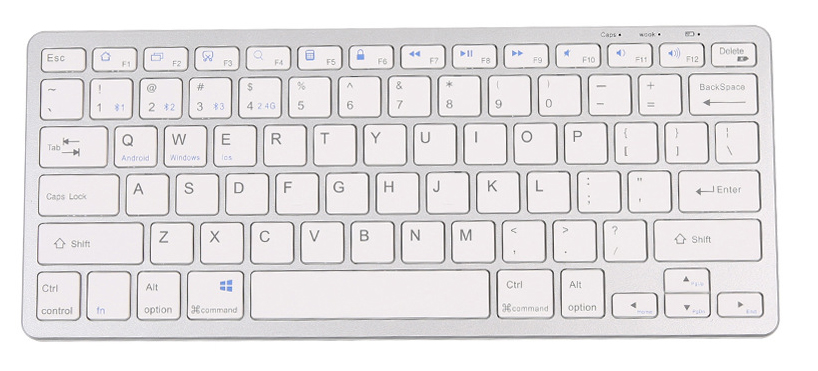 Clavier argenté