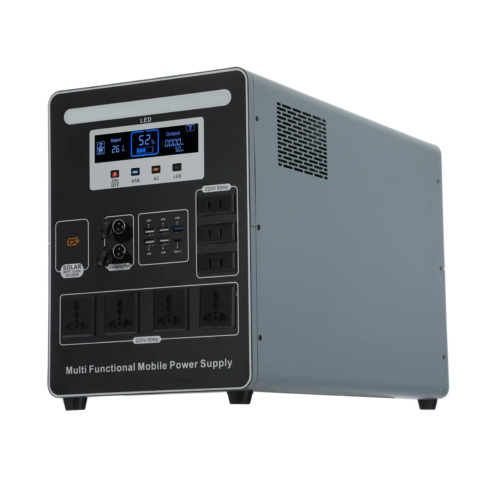 All-In-One 2000W & 3000W Draagbare Zonne-Energiecentrale 110V & 220V Thuis Zonne-Energie Generator