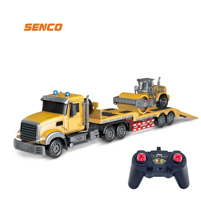 Senco çimento mikser vinç karıştırıcı taşıyıcı beton mikser simülasyon kamyon oyuncak modeli seti DAMPERLİ KAMYON çocuk için oyuncak