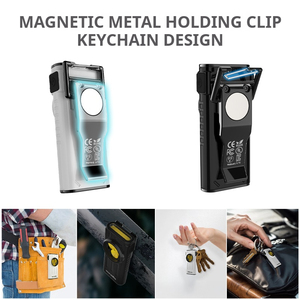 WT3 Ultra-Bright Dual <strong>Light</strong> Source LED Flashlight with Magnetic Type-C Rechargeable and IP44 Waterproof Keychain Flashlight - Product Image 5