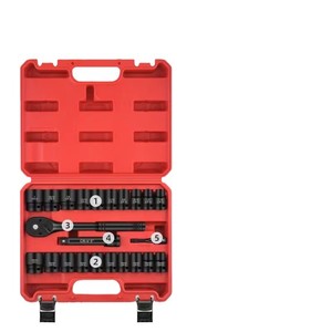 Lityum pil ile 78MM uzun anahtarı soket Hex anahtar sert çanta ambalaj içinde tam Set pnömatik aracı - Product Image 1