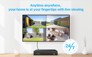 Sistema di sicurezza Wireless a 8 canali AI rilevamento umano di visione notturna a colori di sicurezza sistema di telecamere di rete sistema di telecamere di allarme - Product Image 4