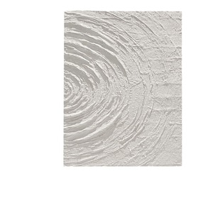 Ofis duvar sanat dekoru asılı Modern Minimalist beyaz alçı doku sanat sedye çerçeve ile 100% el yapımı tuval boyama