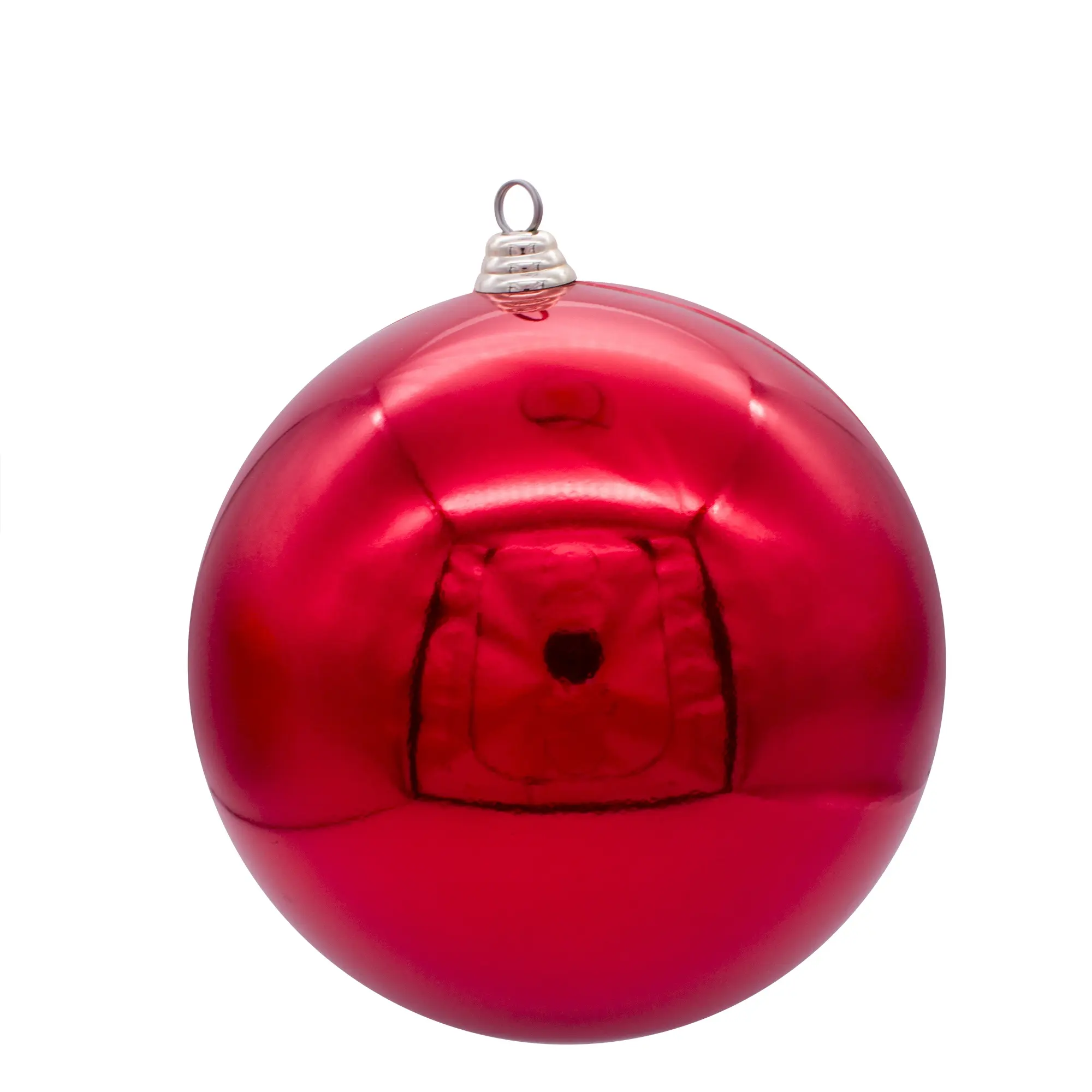 Grandes boules de Noël suspendues comme décoration d'intérieur de centre commercial pour la boule d'affichage de vacances commerciales de Noël