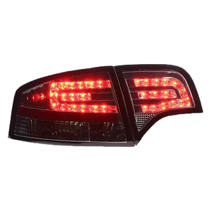 For Audi A4 B7 <strong>LED</strong> Tail Light Assembly Tail Light 2005-2008 Tail Light Backlight Soot Black With Reverse Stop Signal Aside - Product Image 3