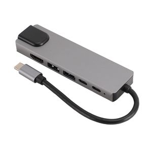 6 in 1 <strong>Computer</strong> USB C 3.0 Hub <strong>Type</strong> C <strong>Network</strong> Converter 6 Port USB Hub Port Hub <strong>2</strong>.0 Laptop Docking Station - Product Image 2