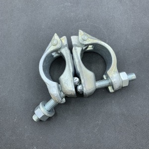 Piezas de andamio de Material de construcción, abrazaderas giratorias para andamios