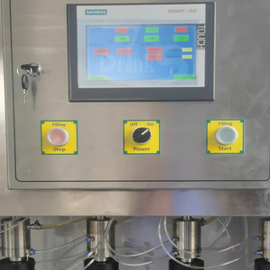 अर्थव्यवस्था प्रकार 4 सिर अर्ध स्वचालित कार्बोनेटेड पेय सोडा बीयर एल्युमिनियम कर सकते हैं कांच की बोतल भरने की मशीन - Product Image 3