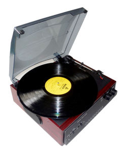 AM/FM/FM-Stereo modulation system mit Schallplatten-Plattenspieler - Product Image 1