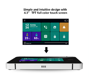 Innotronik Tuya Touch Screen 4G / WiFi+ GSM <strong>Alarm</strong> Kit 4.3 Inch Dual <strong>Network</strong> Security +Tuya Smart Home Kit Wifi <strong>Alarm</strong> <strong>System</strong> - Product Image 4