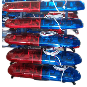 <strong>Red</strong> and Blue Halogen bar Light Rotating <strong>Led</strong> Strobe Lightbar for Car 46 Inch - Product Image 1