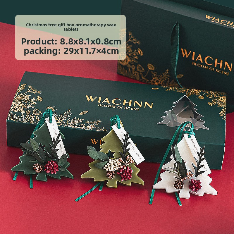 3 pièces de cire pour coffret cadeau de Noël