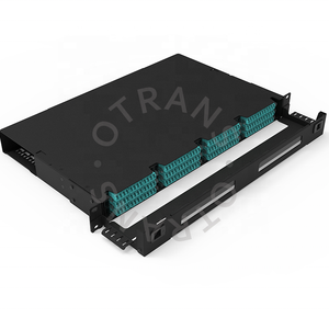 OTRANS 19インチ1Uデュアルファンクション光ファイバーパッチパネル144固定板金プロセスミストスプレーFTTH用 - Product Image 2
