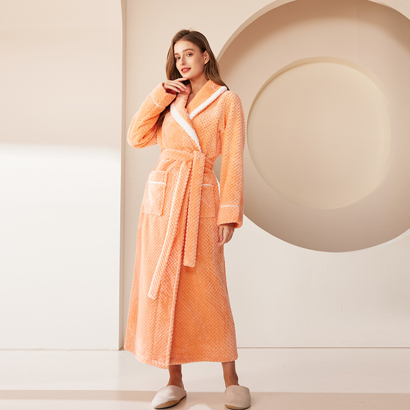 Peignoir femmes-orange
