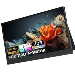 Portable <strong>Monitor</strong> 15.6&quot; 1080P <strong>with</strong> Sleeve <strong>Built</strong>-<strong>in</strong> 90&deg; Adjustable Stand USB C HDMI Ultra-Slim for MacBook Phone PS Xbox Switch - Product Image 5
