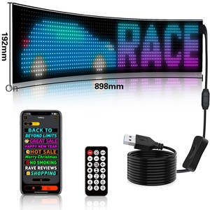 Devil's Eye Großer LED-LKW-Werbe bildschirm Dynamischer Smart Strip für die Bluetooth-APP-Programmierung USB-Konnektivität IP65-LKW - Product Image 1