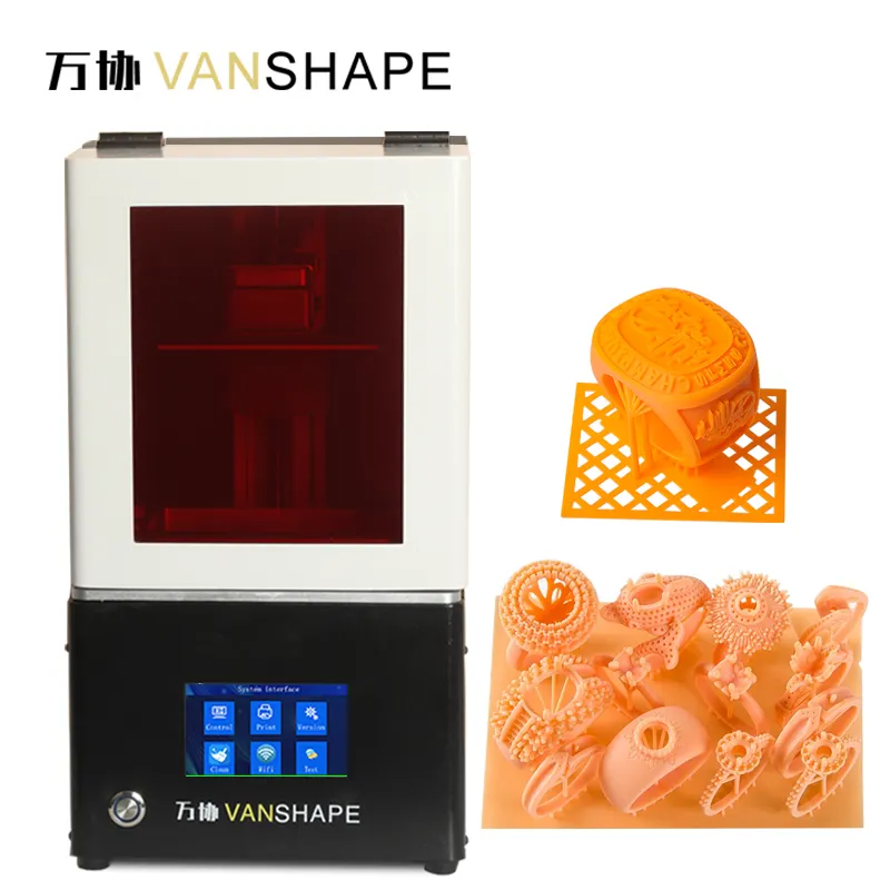 Vanshape High Precision Light Curing LCD 3D Printer For Jewelry Mold Dental Model UV Resin 3D Printer